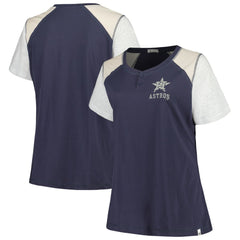 Houston Astros '47 Women's Plus Size Henley T-Shirt | MLB New