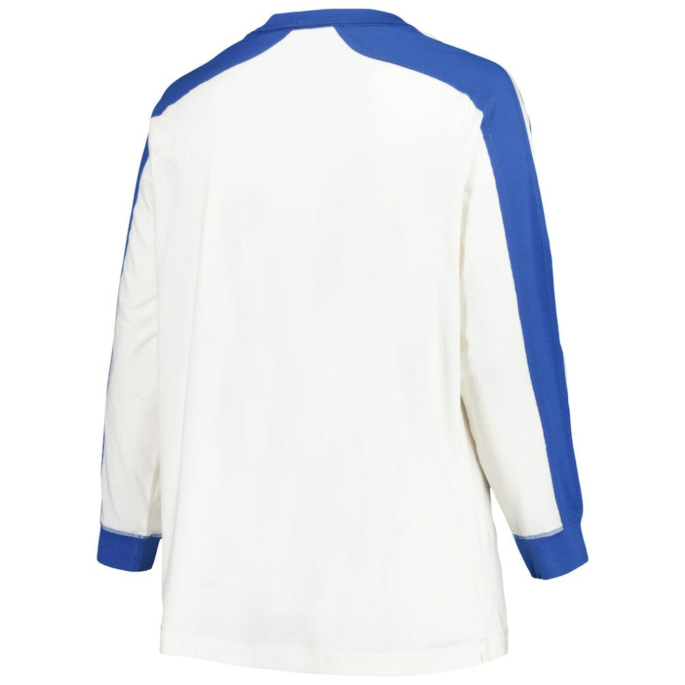 Atlanta Braves '47 Women's Plus Size Caribou Raglan Long Sleeve T-Shirt | MLB Outlet