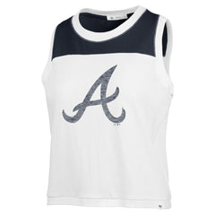 Atlanta Braves '47 Women's Plus Size Waist Length Muscle Tank Top | MLB Discount