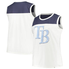 Tampa Bay Rays '47 Women's Plus Size Waist Length Muscle Tank Top | MLB New