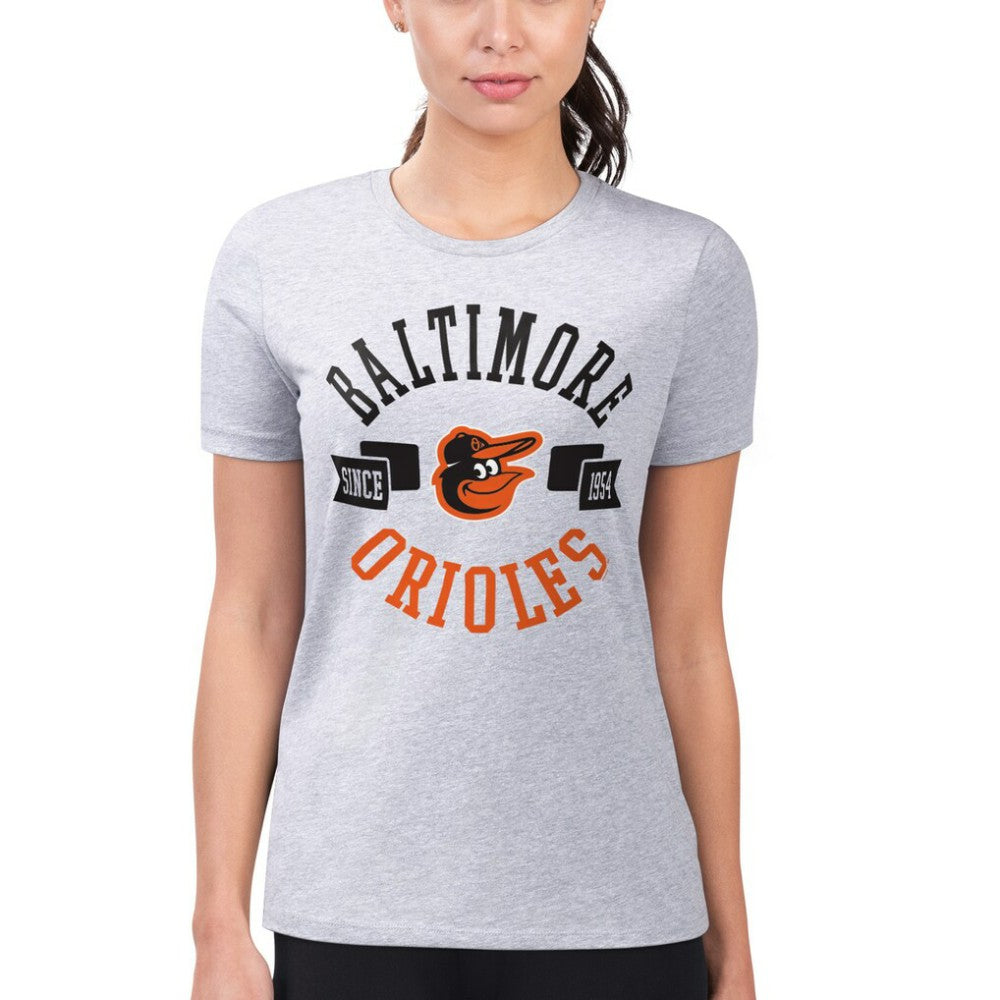 Baltimore Orioles G-III 4Her by Carl Banks Women's Super-Slim Fit Lightweight City Graphic T-Shirt | MLB On Sale
