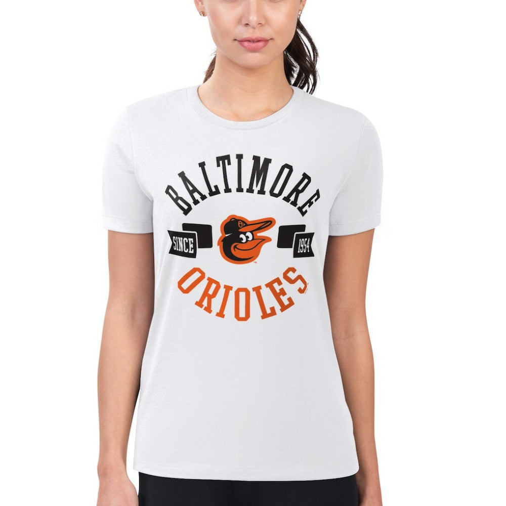 Baltimore Orioles G-III 4Her by Carl Banks Women's Super-Slim Fit Lightweight City Graphic T-Shirt | MLB On Sale