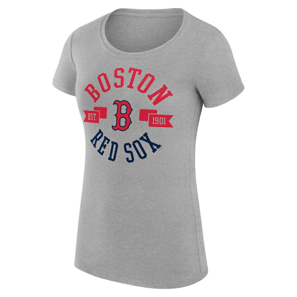 Boston Red Sox G-III 4Her by Carl Banks Women's Super-Slim Fit Lightweight City Graphic T-Shirt | MLB Sale
