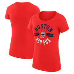 Boston Red Sox G-III 4Her by Carl Banks Women's Super-Slim Fit Lightweight City Graphic T-Shirt | MLB Sale