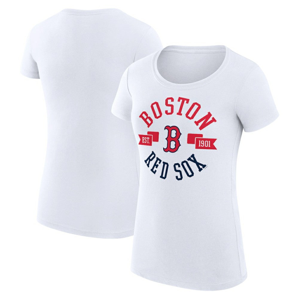 Boston Red Sox G-III 4Her by Carl Banks Women's Super-Slim Fit Lightweight City Graphic T-Shirt | MLB New