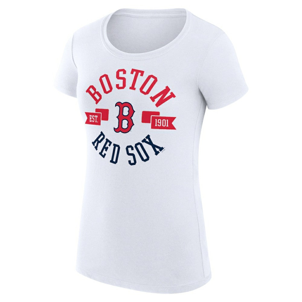 Boston Red Sox G-III 4Her by Carl Banks Women's Super-Slim Fit Lightweight City Graphic T-Shirt | MLB New