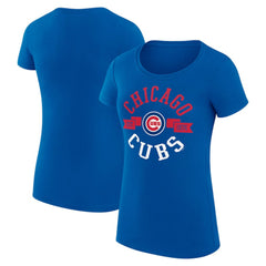 Chicago Cubs G-III 4Her by Carl Banks Women's Super-Slim Fit Lightweight City Graphic T-Shirt | MLB US