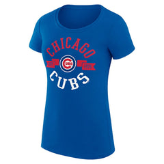 Chicago Cubs G-III 4Her by Carl Banks Women's Super-Slim Fit Lightweight City Graphic T-Shirt | MLB US