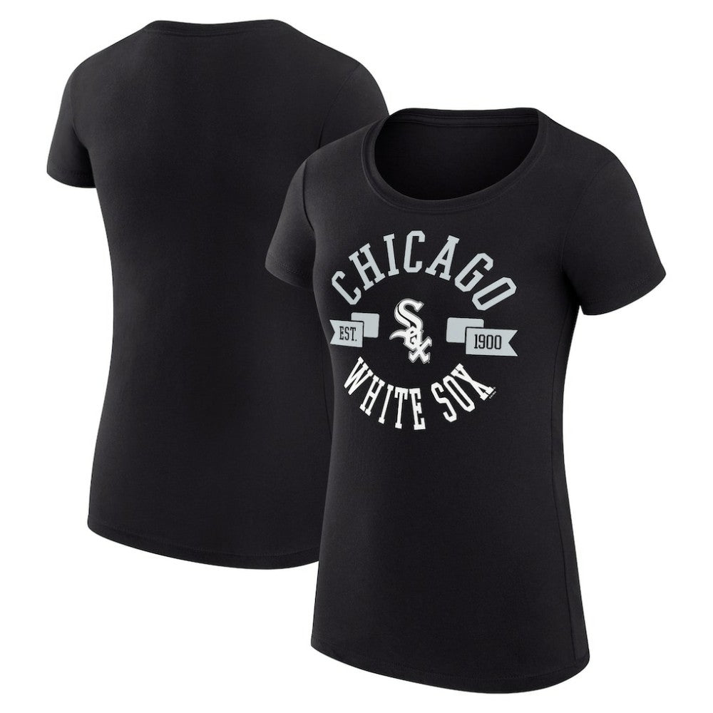 Chicago White Sox G-III 4Her by Carl Banks Women's Super-Slim Fit Lightweight City Graphic T-Shirt | MLB Sale
