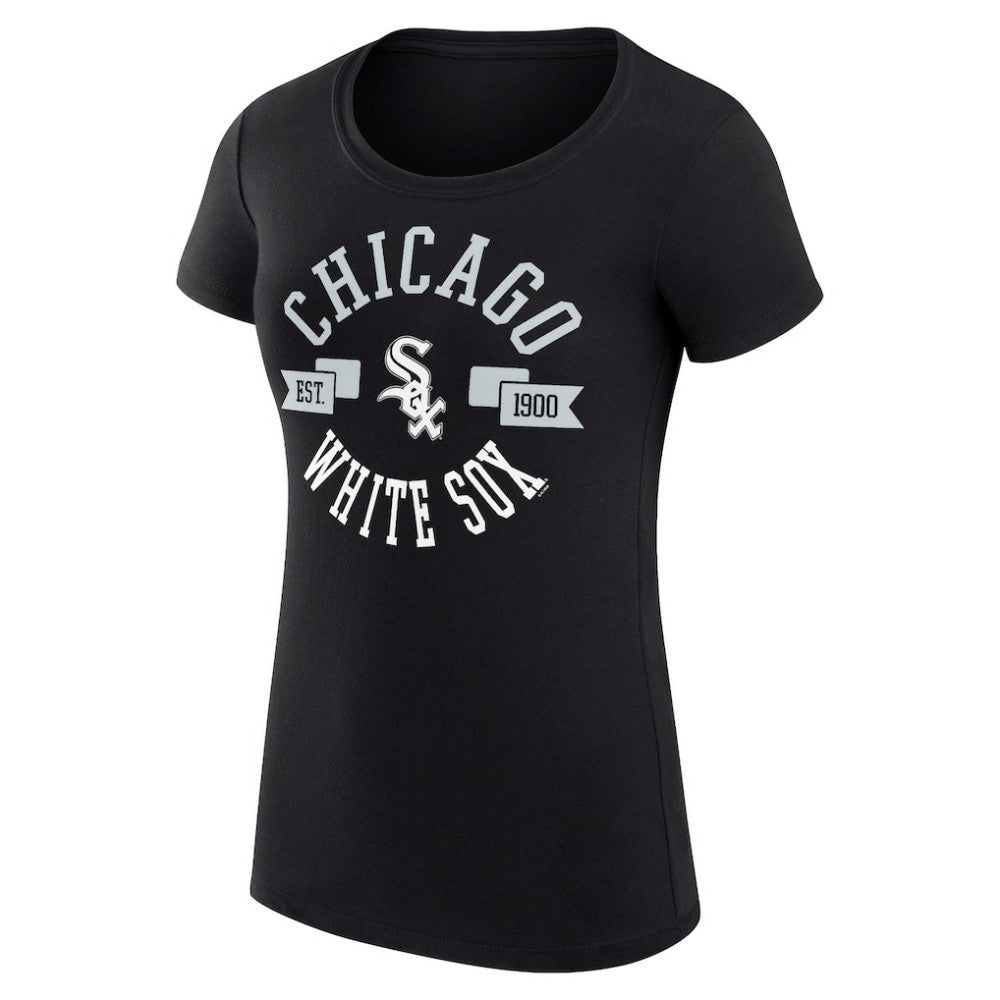 Chicago White Sox G-III 4Her by Carl Banks Women's Super-Slim Fit Lightweight City Graphic T-Shirt | MLB Sale