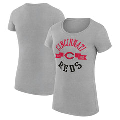 Cincinnati Reds G-III 4Her by Carl Banks Women's Super-Slim Fit Lightweight City Graphic T-Shirt | MLB Outlet
