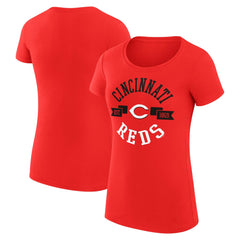 Cincinnati Reds G-III 4Her by Carl Banks Women's Super-Slim Fit Lightweight City Graphic T-Shirt | MLB Near me