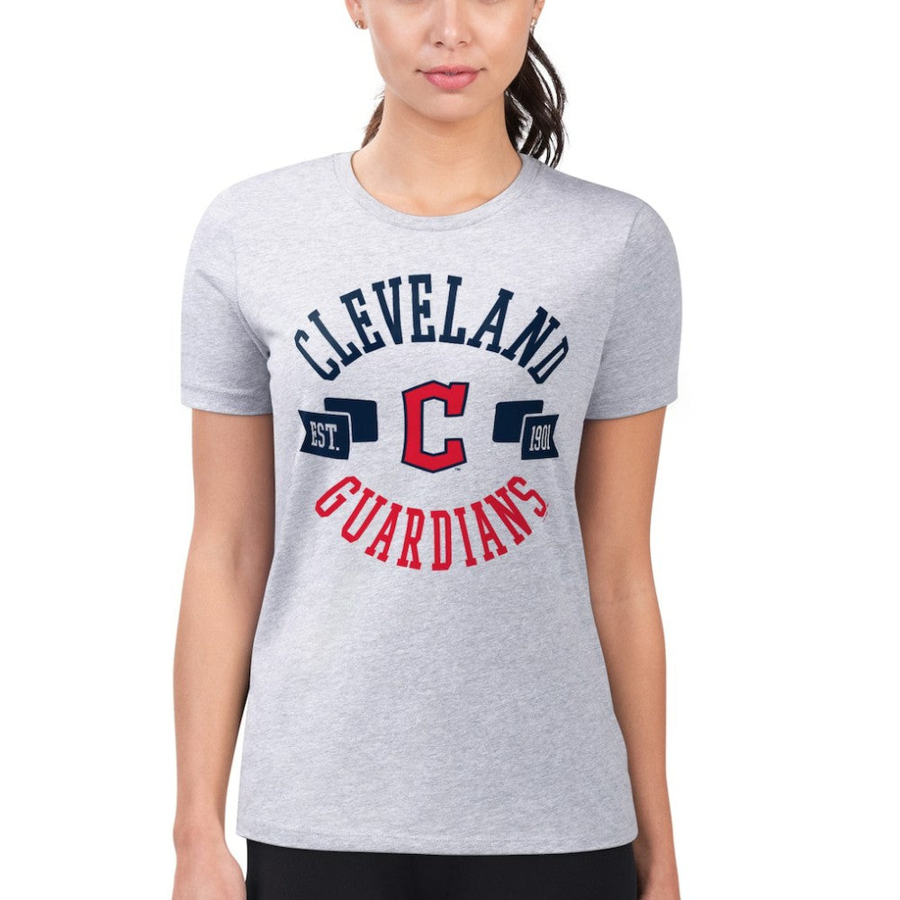 Cleveland Guardians G-III 4Her by Carl Banks Women's Super-Slim Fit Lightweight City Graphic T-Shirt | MLB Discount