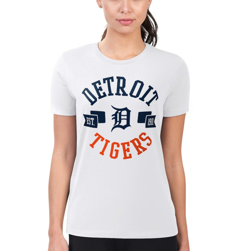 Detroit Tigers G-III 4Her by Carl Banks Women's Super-Slim Fit Lightweight City Graphic T-Shirt | MLB US