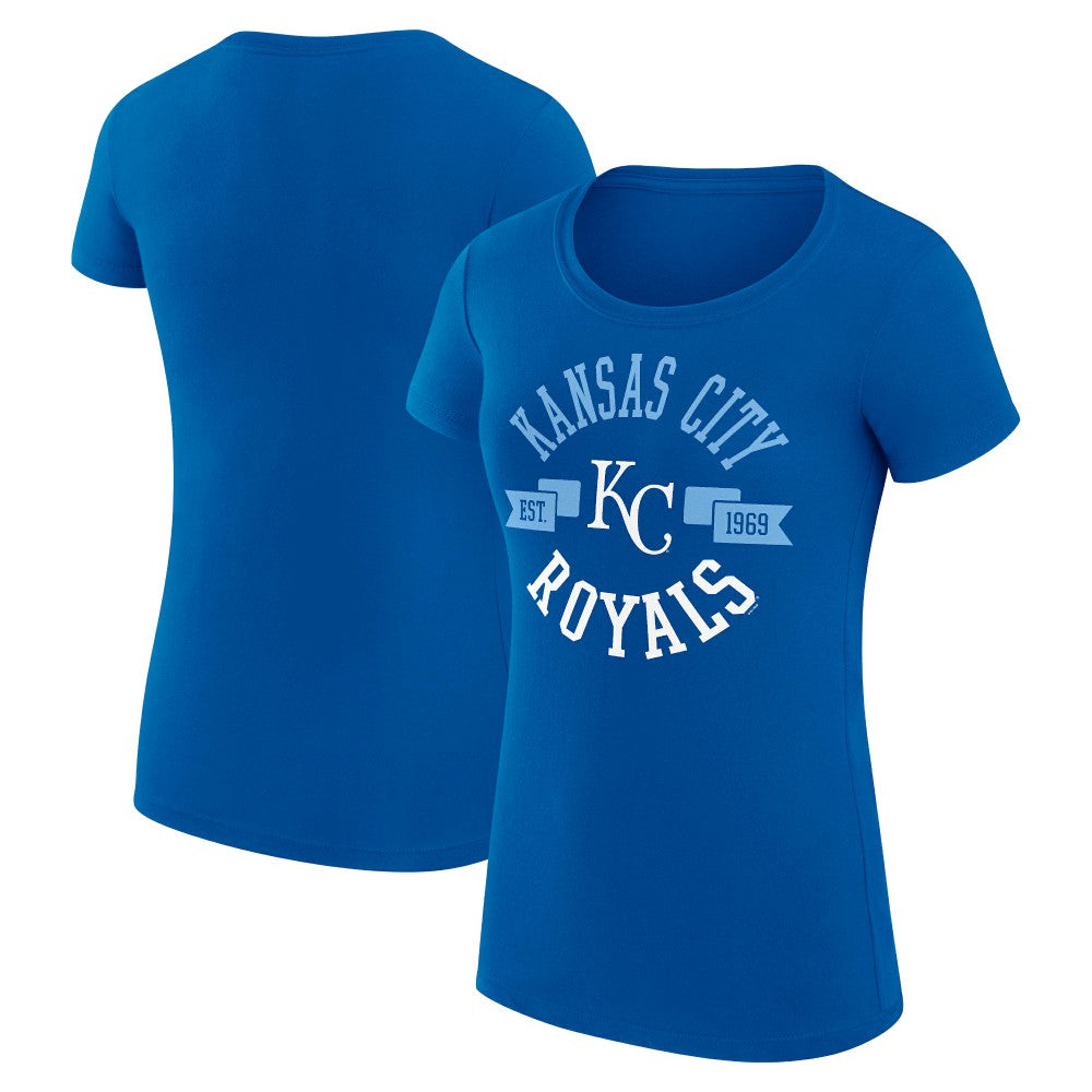 Kansas City Royals G-III 4Her by Carl Banks Women's Super-Slim Fit Lightweight City Graphic T-Shirt | MLB Outlet