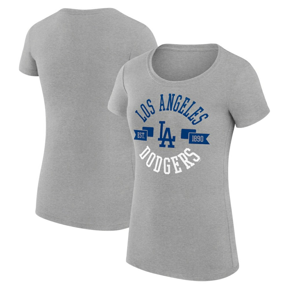 Los Angeles Dodgers G-III 4Her by Carl Banks Women's Super-Slim Fit Lightweight City Graphic T-Shirt | MLB Outlet