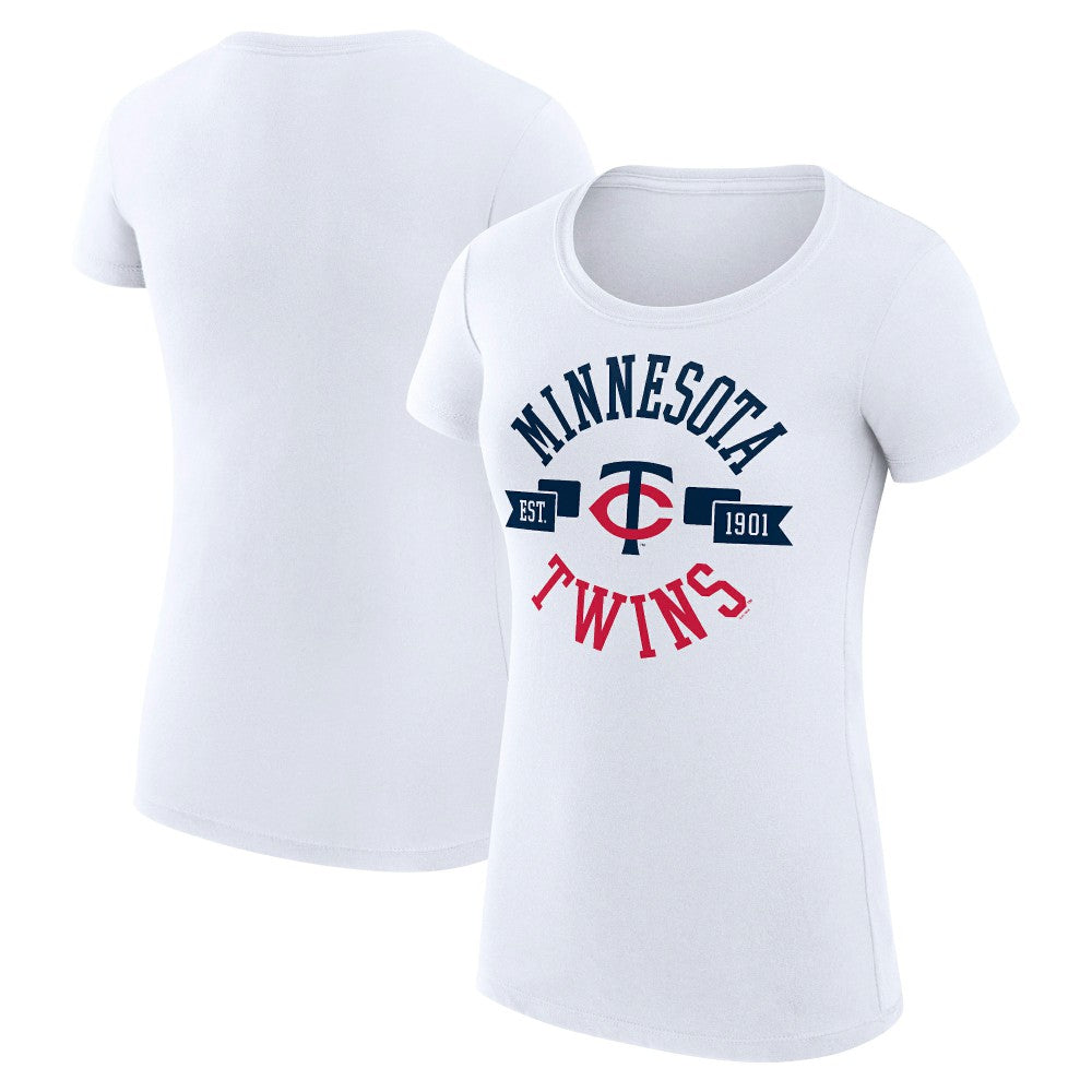 Minnesota Twins G-III 4Her by Carl Banks Women's Super-Slim Fit Lightweight City Graphic T-Shirt | MLB Outlet