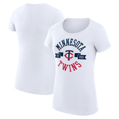 Minnesota Twins G-III 4Her by Carl Banks Women's Super-Slim Fit Lightweight City Graphic T-Shirt | MLB Outlet