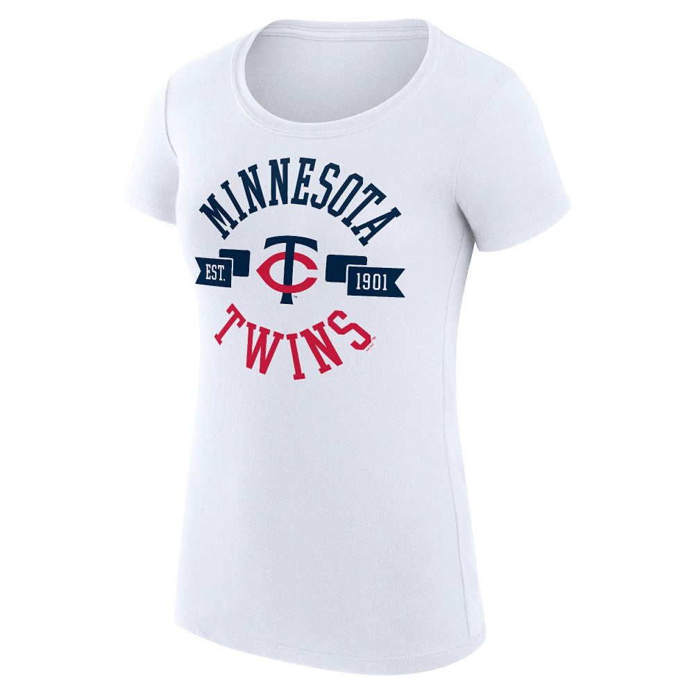Minnesota Twins G-III 4Her by Carl Banks Women's Super-Slim Fit Lightweight City Graphic T-Shirt | MLB Outlet