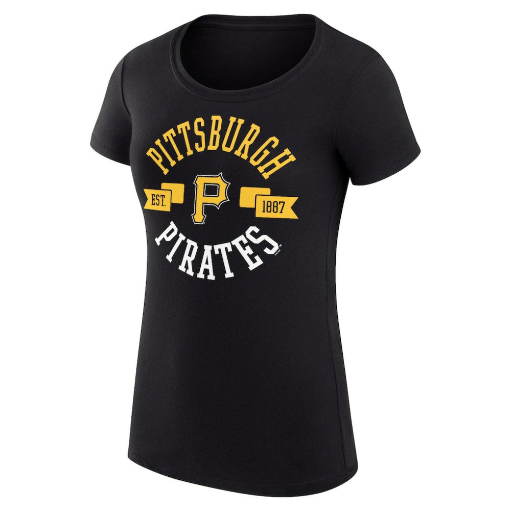 Pittsburgh Pirates G-III 4Her by Carl Banks Women's Super-Slim Fit Lightweight City Graphic T-Shirt | MLB Shop