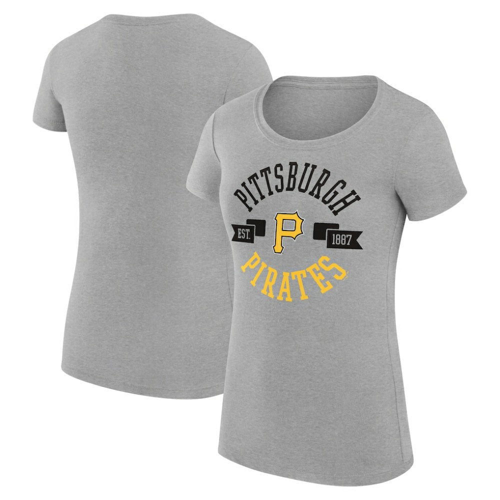 Pittsburgh Pirates G-III 4Her by Carl Banks Women's Super-Slim Fit Lightweight City Graphic T-Shirt | MLB Sale