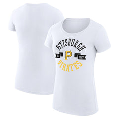 Pittsburgh Pirates G-III 4Her by Carl Banks Women's Super-Slim Fit Lightweight City Graphic T-Shirt | MLB Discount