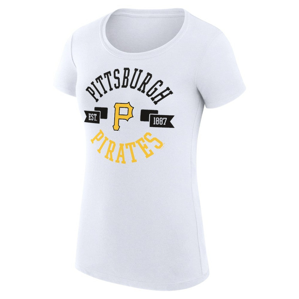 Pittsburgh Pirates G-III 4Her by Carl Banks Women's Super-Slim Fit Lightweight City Graphic T-Shirt | MLB Discount