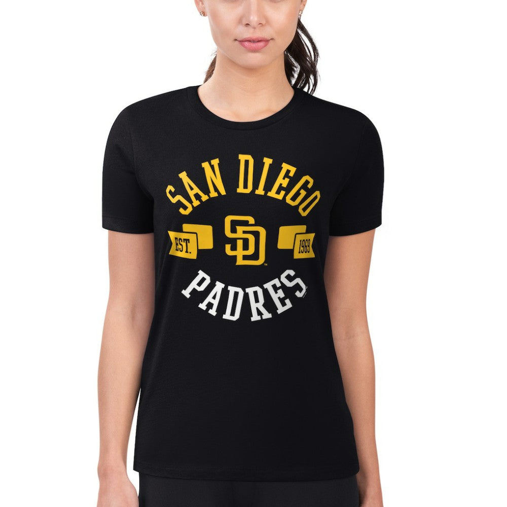 San Diego Padres G-III 4Her by Carl Banks Women's Super-Slim Fit Lightweight City Graphic T-Shirt | MLB US