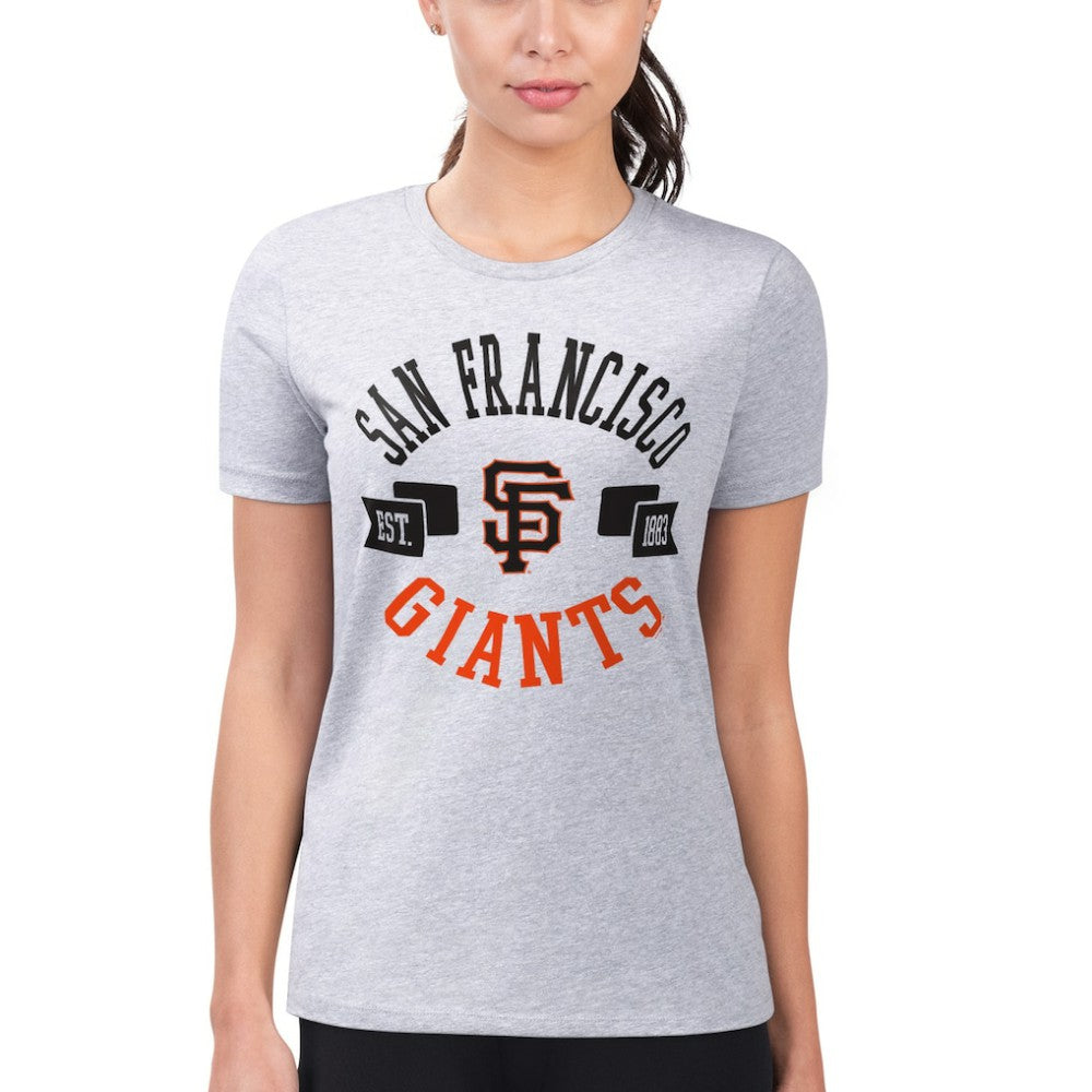 San Francisco Giants G-III 4Her by Carl Banks Women's Super-Slim Fit Lightweight City Graphic T-Shirt | MLB On Sale