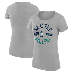 Seattle Mariners G-III 4Her by Carl Banks Women's Super-Slim Fit Lightweight City Graphic T-Shirt | MLB Outlet