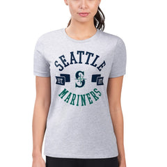 Seattle Mariners G-III 4Her by Carl Banks Women's Super-Slim Fit Lightweight City Graphic T-Shirt | MLB Outlet