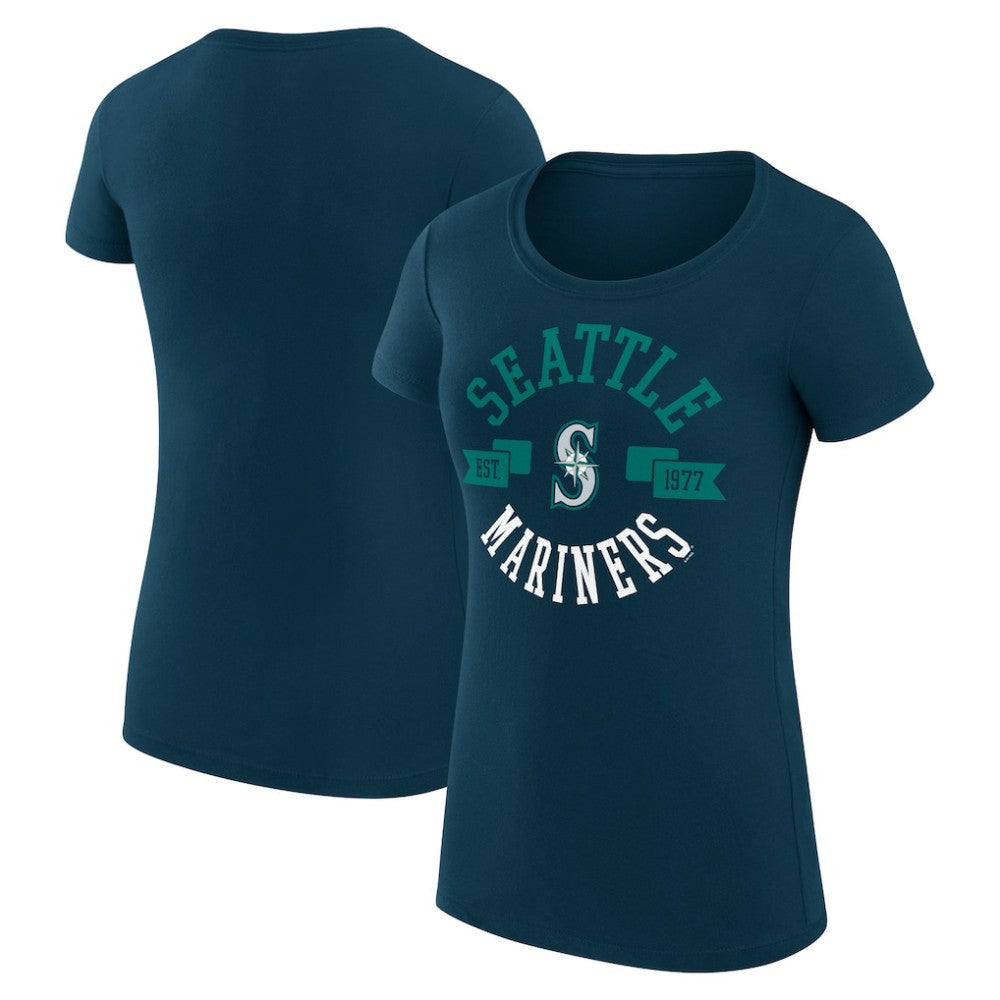 Seattle Mariners G-III 4Her by Carl Banks Women's Super-Slim Fit Lightweight City Graphic T-Shirt | MLB US