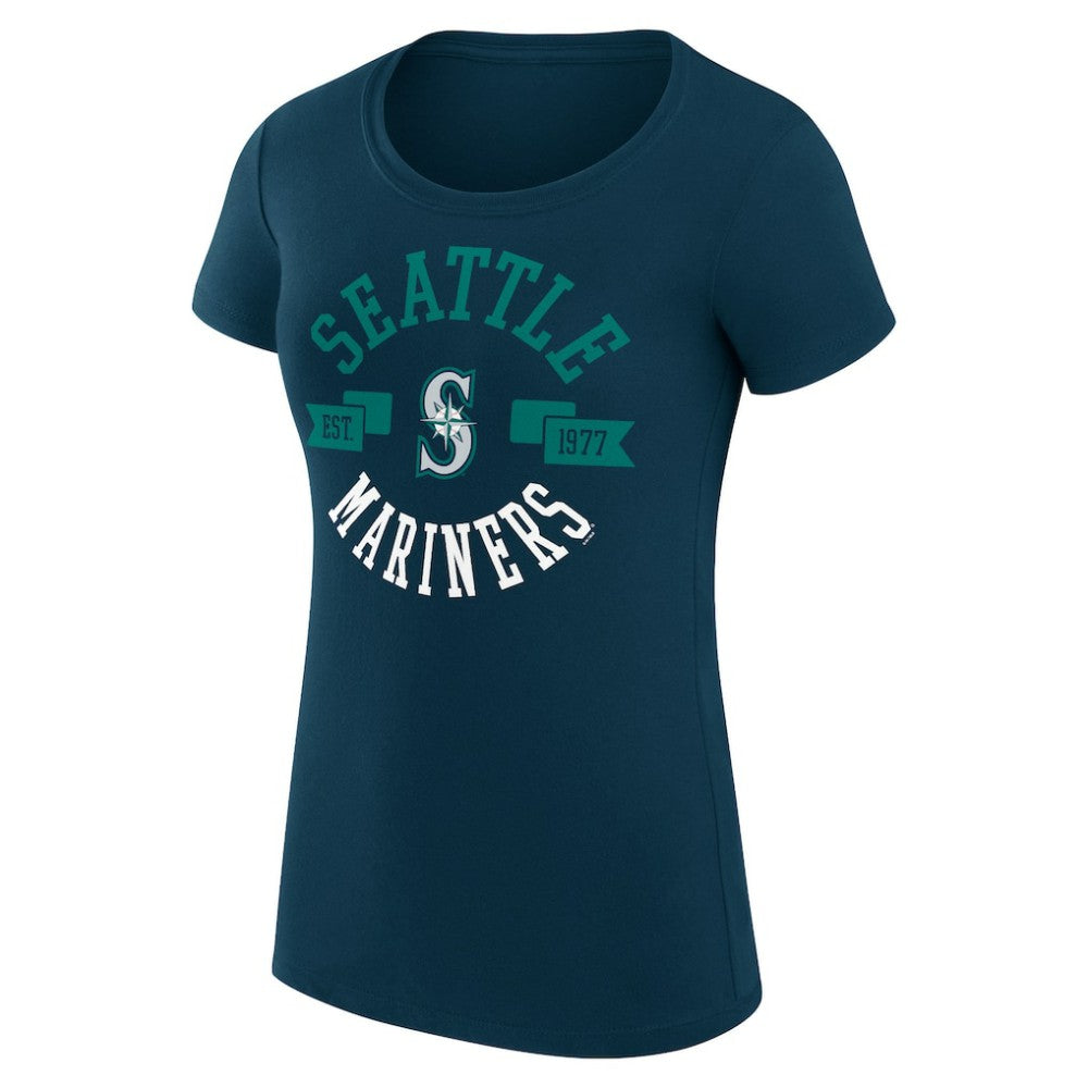 Seattle Mariners G-III 4Her by Carl Banks Women's Super-Slim Fit Lightweight City Graphic T-Shirt | MLB US