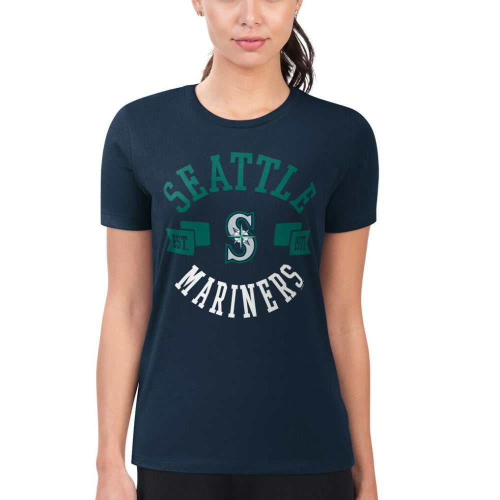 Seattle Mariners G-III 4Her by Carl Banks Women's Super-Slim Fit Lightweight City Graphic T-Shirt | MLB US