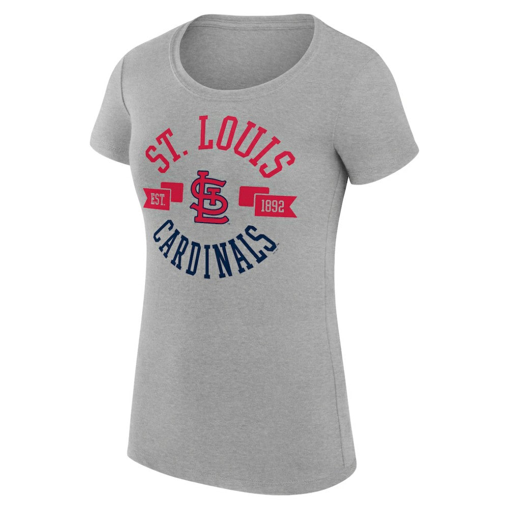 St. Louis Cardinals G-III 4Her by Carl Banks Women's Super-Slim Fit Lightweight City Graphic T-Shirt | MLB New