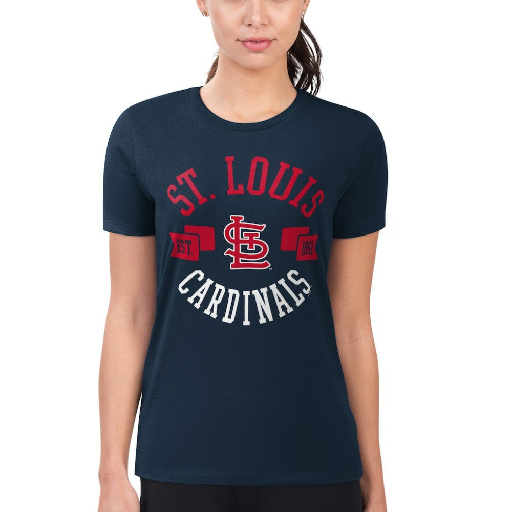 St. Louis Cardinals G-III 4Her by Carl Banks Women's Super-Slim Fit Lightweight City Graphic T-Shirt | MLB US