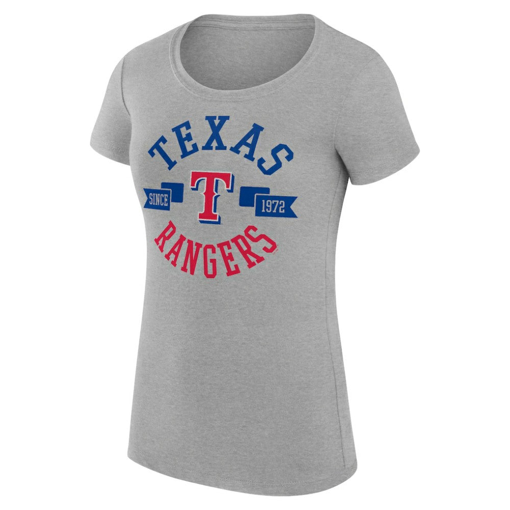 Texas Rangers G-III 4Her by Carl Banks Women's Super-Slim Fit Lightweight City Graphic T-Shirt | MLB For sale