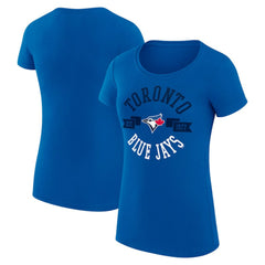 Toronto Blue Jays G-III 4Her by Carl Banks Women's Super-Slim Fit Lightweight City Graphic T-Shirt | MLB On Sale