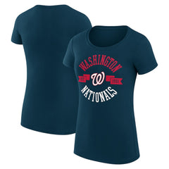 Washington Nationals G-III 4Her by Carl Banks Women's Super-Slim Fit Lightweight City Graphic T-Shirt | MLB Online