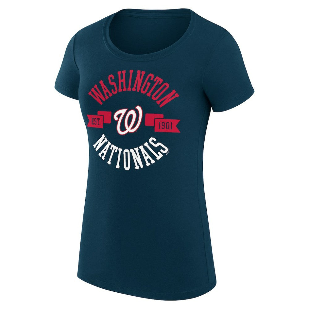 Washington Nationals G-III 4Her by Carl Banks Women's Super-Slim Fit Lightweight City Graphic T-Shirt | MLB Online