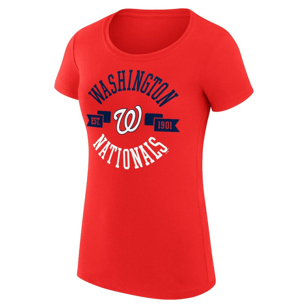 Washington Nationals G-III 4Her by Carl Banks Women's Super-Slim Fit Lightweight City Graphic T-Shirt | MLB Outlet