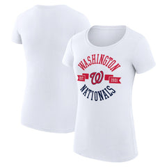 Washington Nationals G-III 4Her by Carl Banks Women's Super-Slim Fit Lightweight City Graphic T-Shirt | MLB Sale