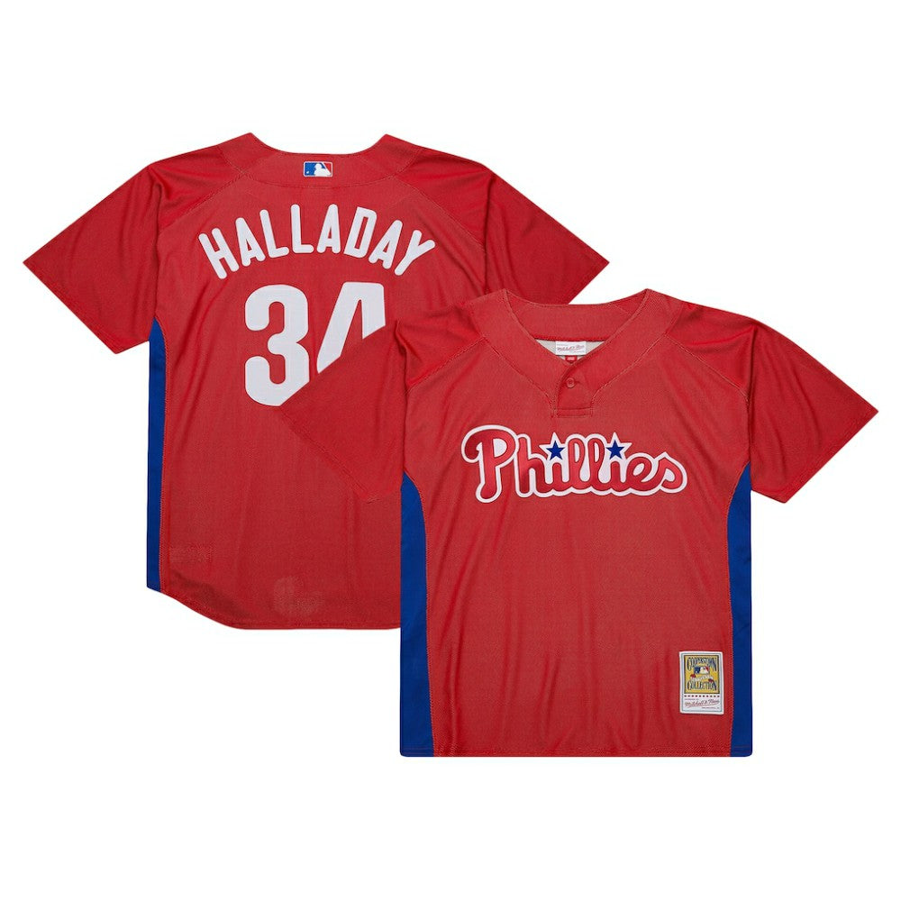 Roy Halladay Philadelphia Phillies Mitchell & Ness Authentic Batting Practice Jersey | MLB US