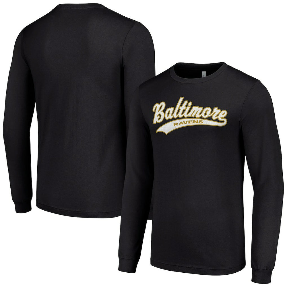 Baltimore Ravens  Starter Tailsweep Long Sleeve T-Shirt