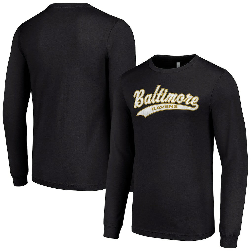 Baltimore Ravens  Starter Tailsweep Long Sleeve T-Shirt