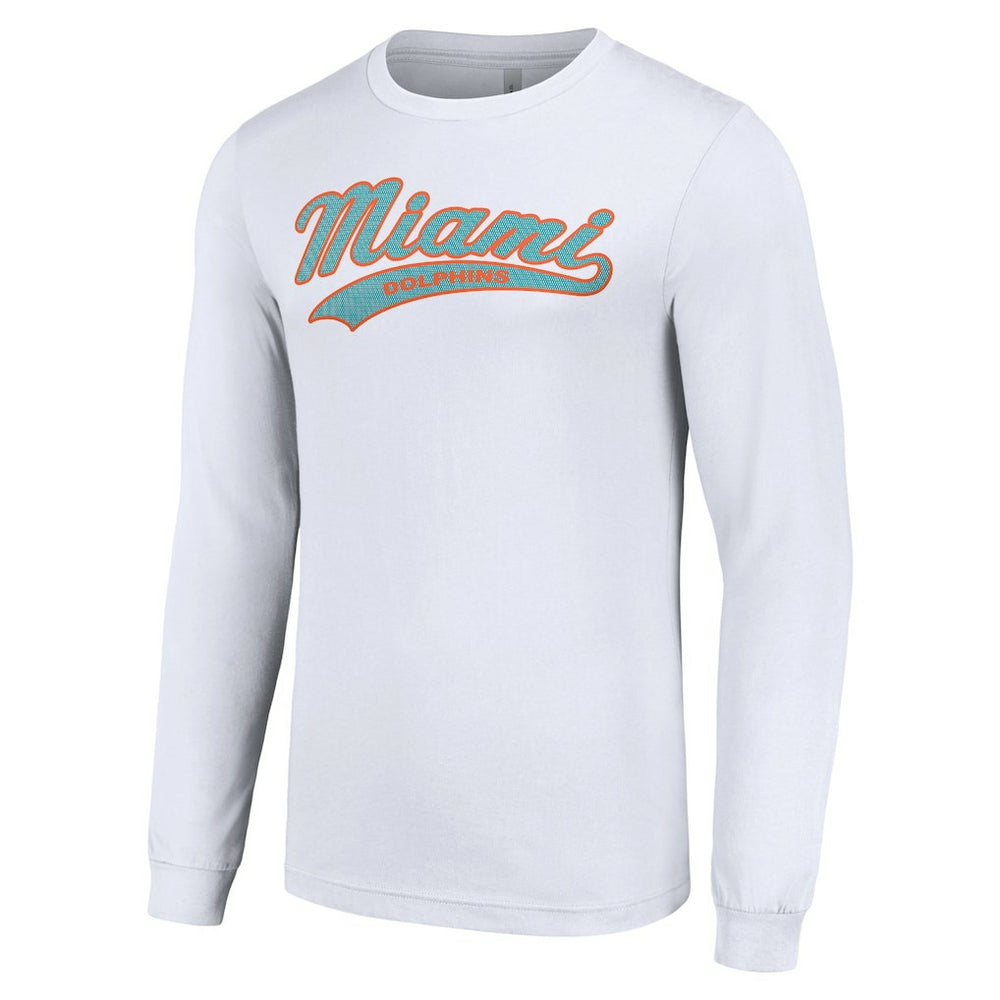Miami Dolphins  Starter Tailsweep Long Sleeve T-Shirt