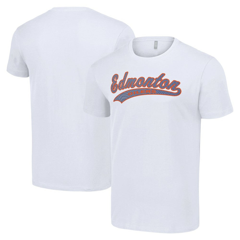 Edmonton Oilers Starter Tailsweep T-Shirt Discount