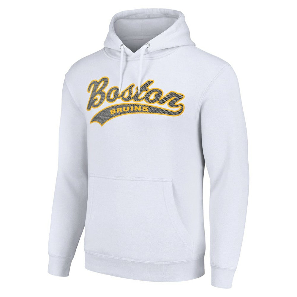 Boston Bruins Starter Tailsweep Fleece Tri-Blend Pullover Hoodie Outlet
