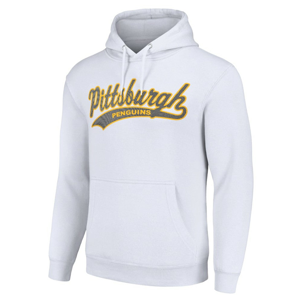 Pittsburgh Penguins Starter Tailsweep Fleece Tri-Blend Pullover Hoodie For Sale