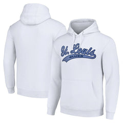 St. Louis Blues Starter Tailsweep Fleece Tri-Blend Pullover Hoodie On Sale